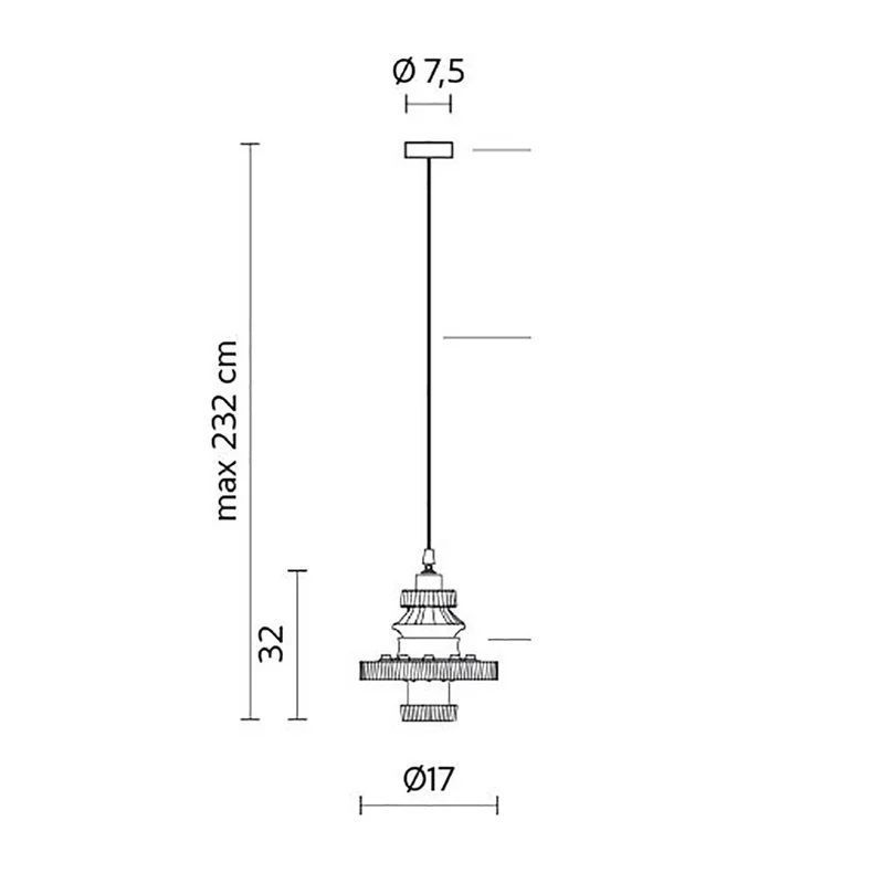 SE107 1N INT MEK matt black/// подвесной E27 1х105  х   