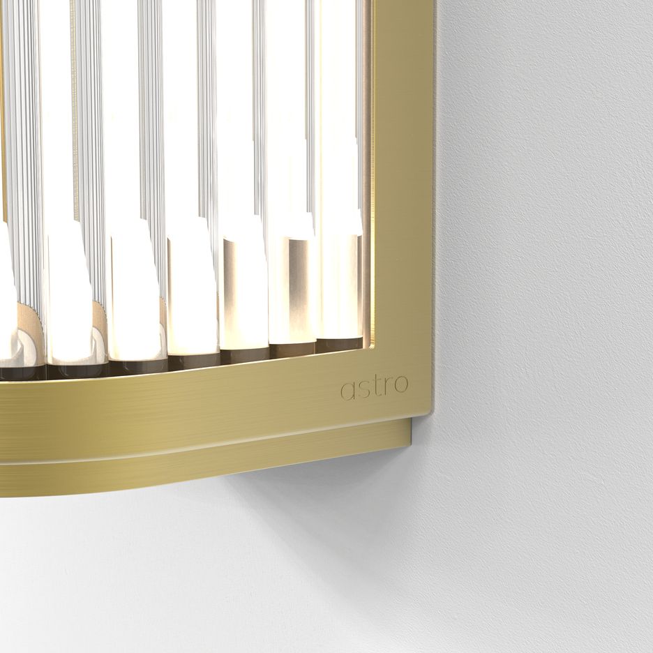 1380040 VERSAILLES 370 Matt gold/Clear// настенный LED 1х12  х   