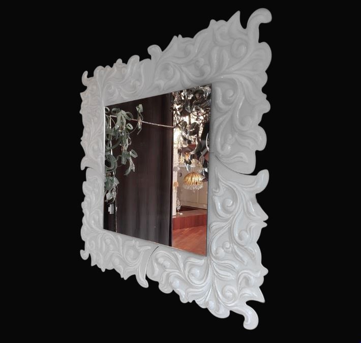 1815 BN SQUARE Зеркало, MIRROR, белый, стекло, 105х105 см   