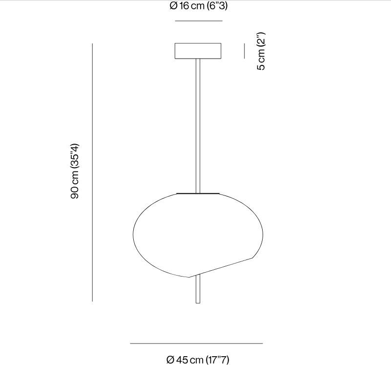 026S1M11DG.CE Trou Suspension  Light Burnished Brass /Dove Grey // подвесной LED 1х9.6  х   
