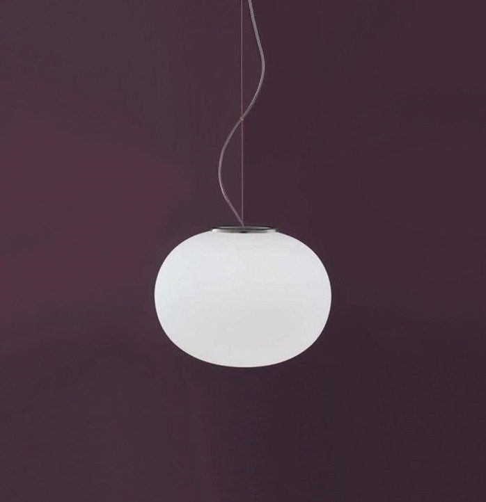 LUCCIOLA SP P BC/ST NI  nickel/white// подвесной E27 1х77  х   