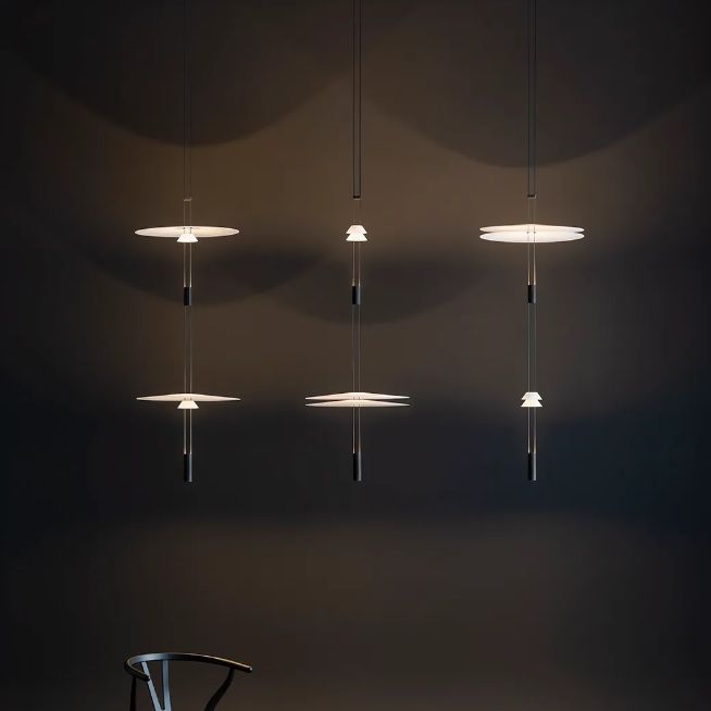 1575 11/1 10  FLAMINGO MINI Black/White// подвесной LED 2х3  х   