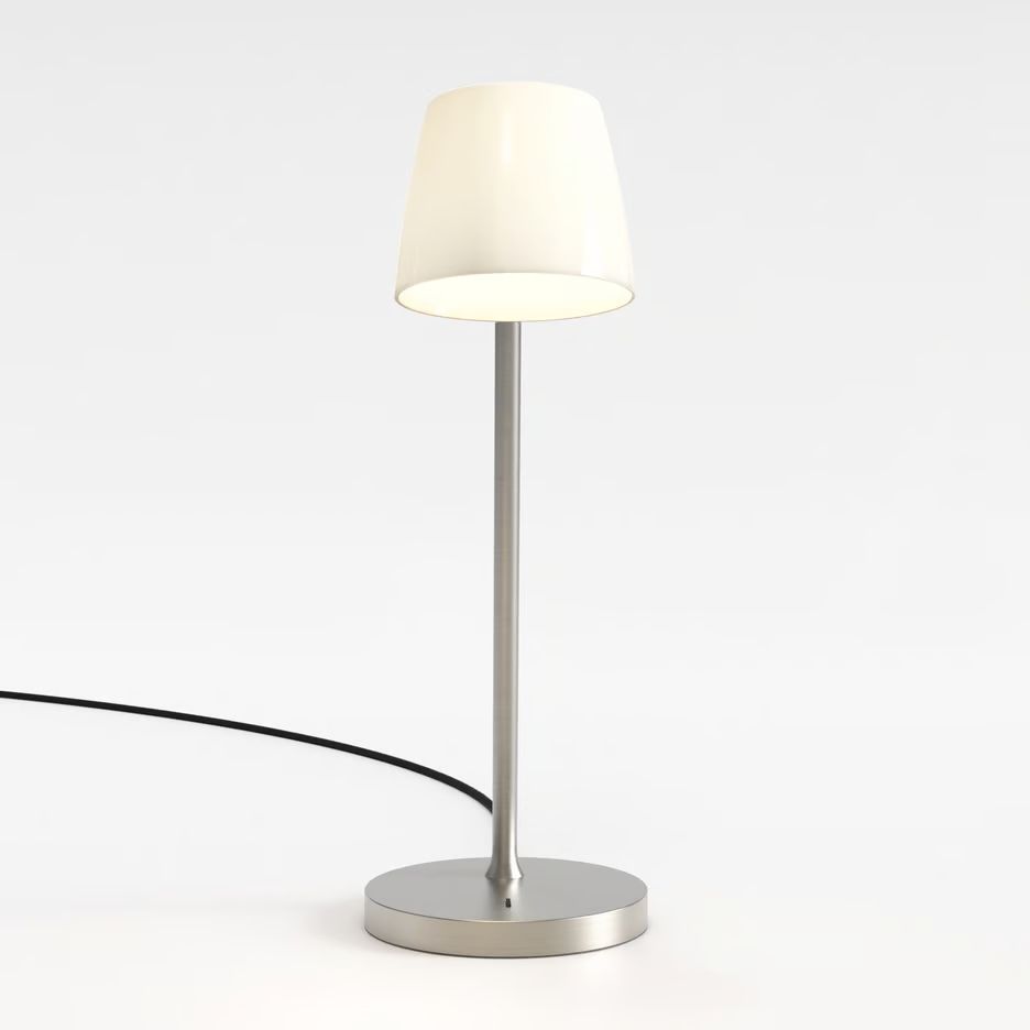 1460004 IMARI Matt Nickel/White// настольный E27 LED 1х12  х   
