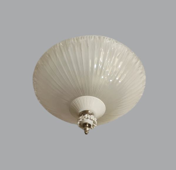 4859 ORTENSIA nickel satin/white // потолочный E27 3х60  х   