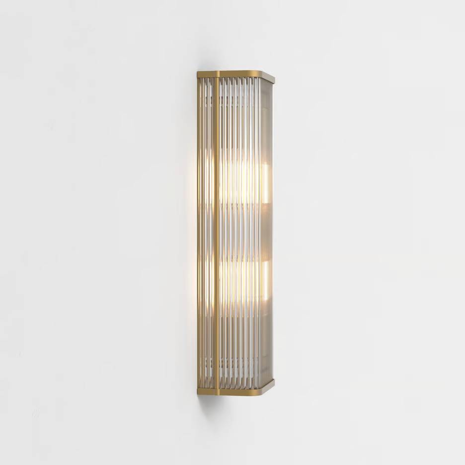 1427012 AVIGNON Antique Brass/Clear// настенный E27 2х12  х   