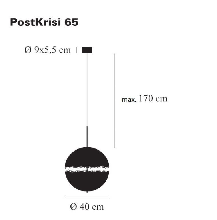 PK65LNNC POSTKRISI NICKEL/NATURAL// подвесной E27 3х8  х   
