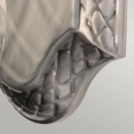 HK-PLANT-BATH-PL PLANTATION Polished Antique Nickel /Clear// настенный G9 LED 1х3  х