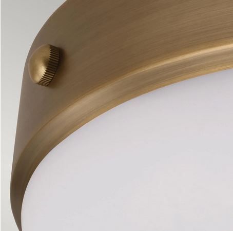 FE-CADENCE-F-DAB CADENCE Dark Antique Brass/Opal// потолочный E27 2х75  х   