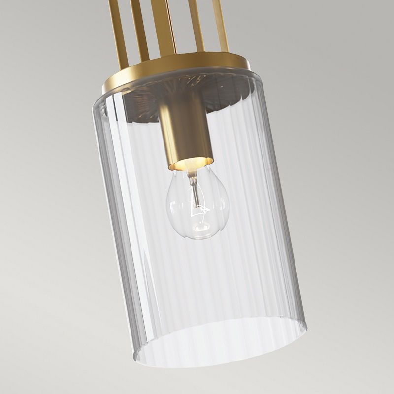 QN-KIMROSE-MP-BNB KIMROSE Brushed Natural Brass/Clear// подвесной E27 1х60  х   