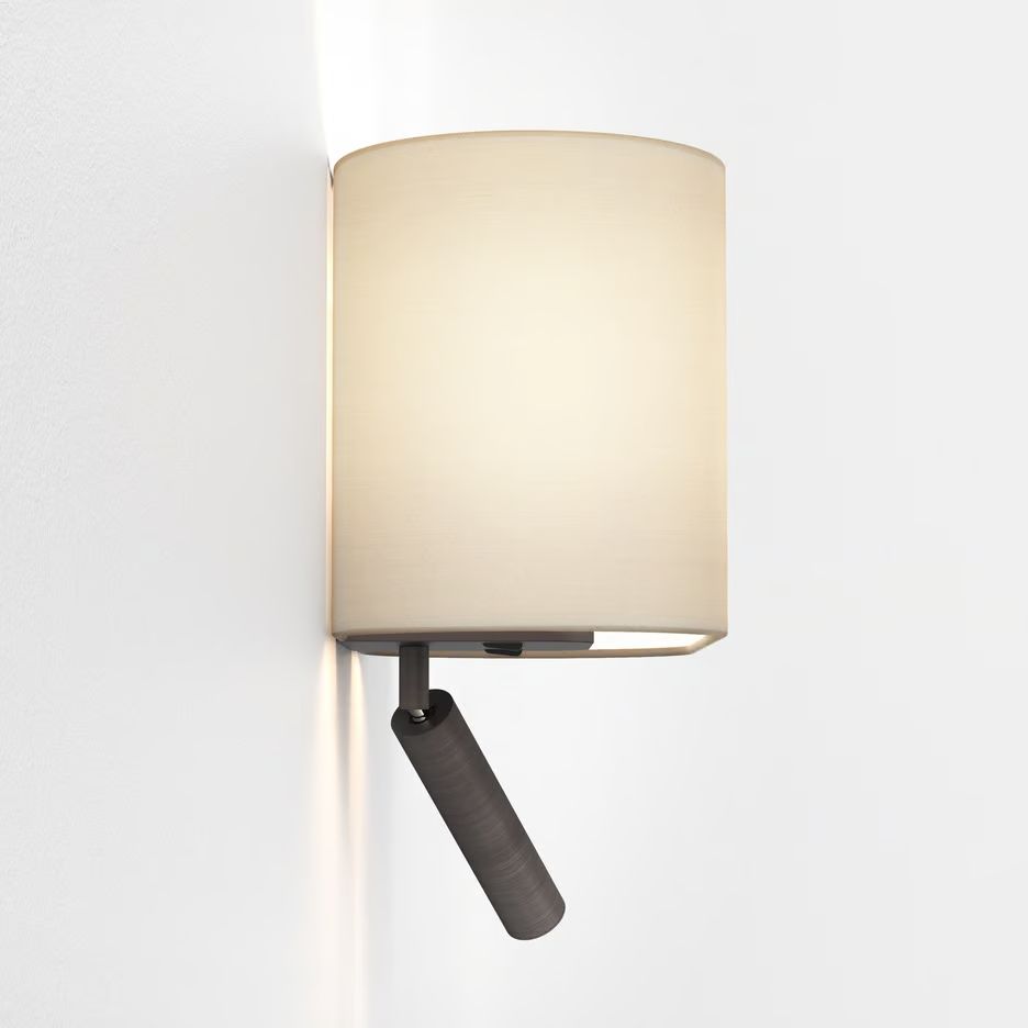 1433005+5043002 VENN Bronze/White//прозрачный настенный E27 LED 1х12 LED 1х3.3   