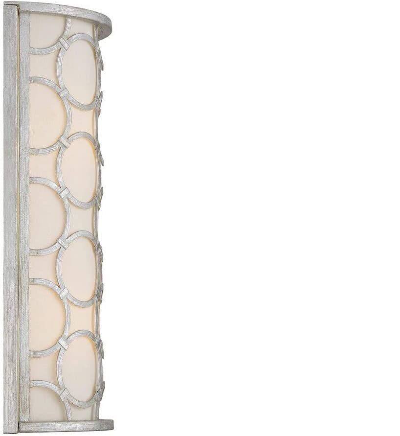 9-1164-2-34 TRIONA серебро/бежевый// настенный E27 2х60  х   