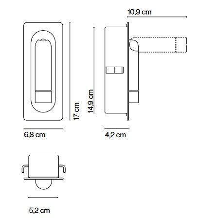 A622-002 LEDTUBE white/ настенный LED 1х2,1  х   