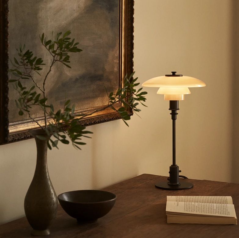 5744171740 PH 2/1 TABLE LIMITED EDITION BRASS/TERRACOTA// настольный G9 1х40  х   