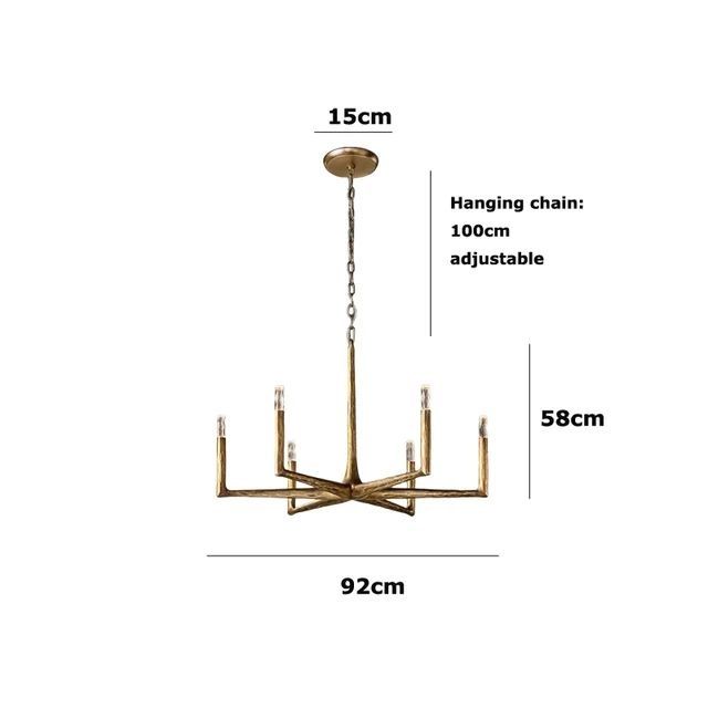APL-50633  Forged brass/Clear// подвесной G9 LED 6х7  х   