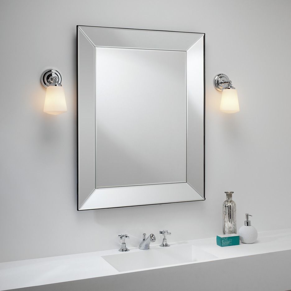 1106001 ANTON Polished Chrome/White// настенный E14 1х40  х   