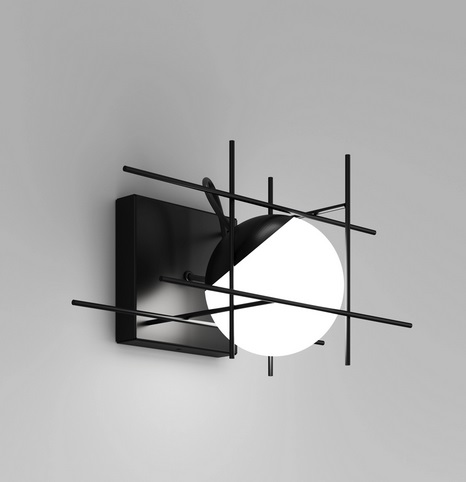 PLOT FRAME AP1  black matt/white светильник настенный LED 2700K 1х12,5  х   