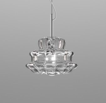 NOVECENTO SP P CR RI CR  chrom/clear подвесной E14 1х60  х  NOVECENTO SP P CR RI CR