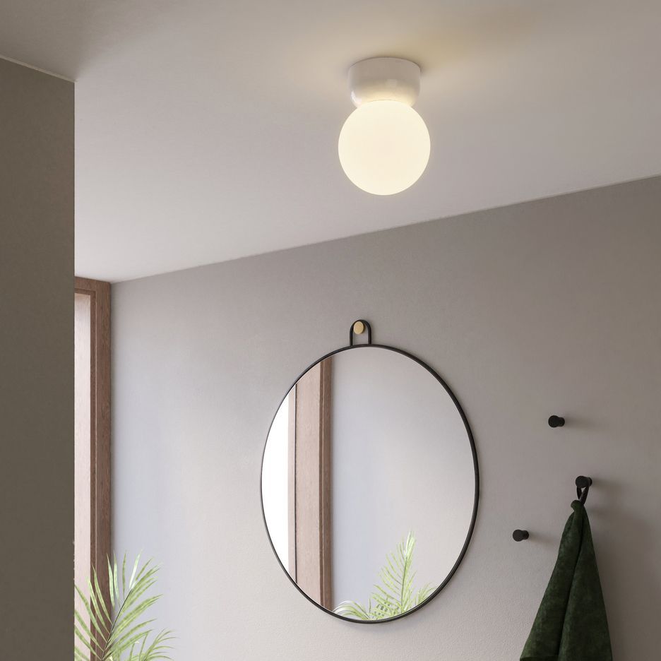 1472004 LYRA Ceiling 180 Gloss Glaze White/white// потолочный E27 1х20  х   