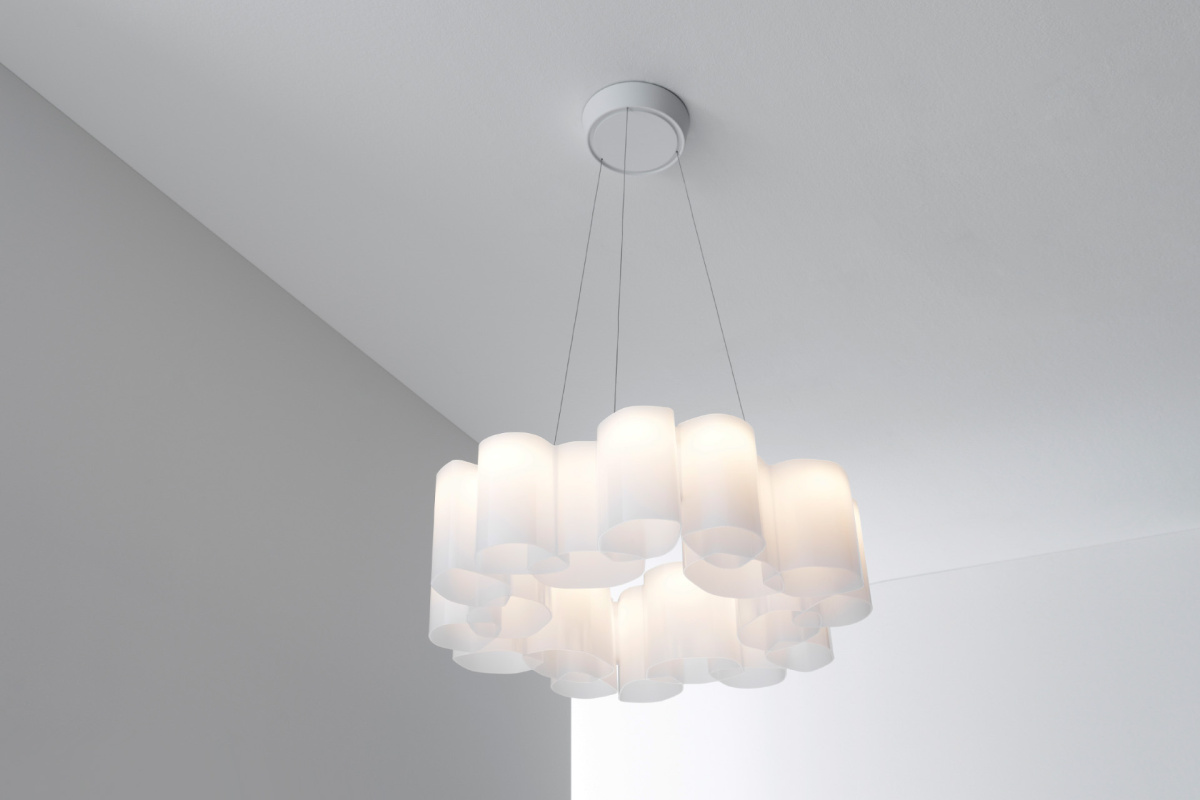 8682 HONEY glossy white /white polycarbonate // подвесной LED 1х35  х   