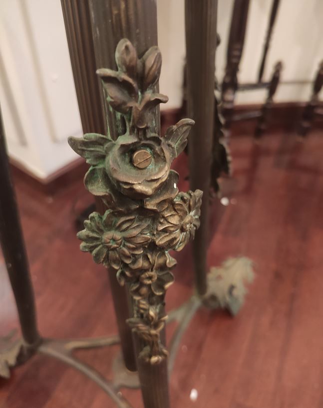 00/25/32/RIF32  бронзовый/слоновая кость// напольный E27 3х60  х   