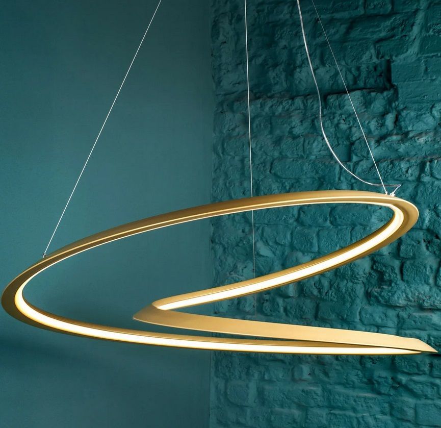 KES LOW 52 KEPLER gold painted/ подвесной LED 3000K 1х55  х   