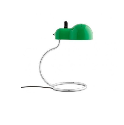 9068 MINITOPO  CHROME/GREEN// настольный E27 1х7  х   