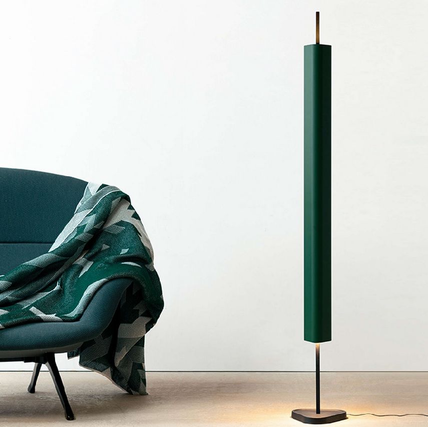 05.4385.GY EMI BLACK/DARK GREEN// напольный LED 1х42.7  х   
