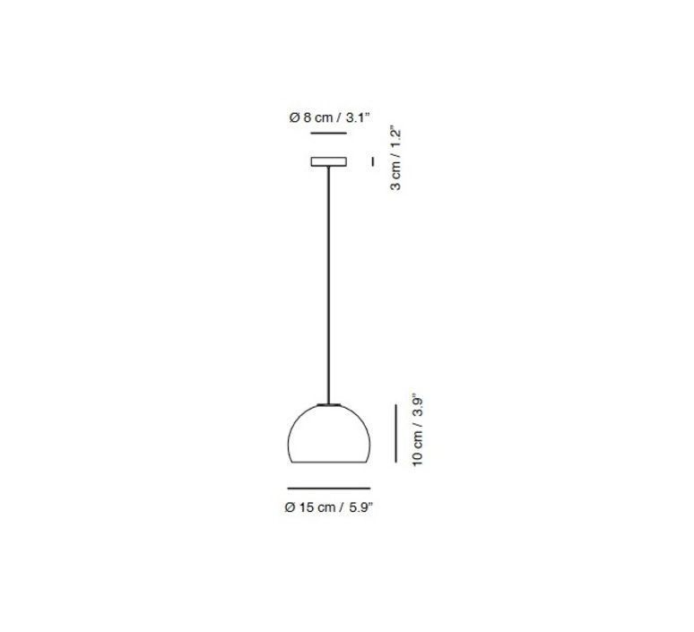 3021000 NEIL Matt nickel/beige// подвесной LED 2700K CRI90 1х6.6  х   