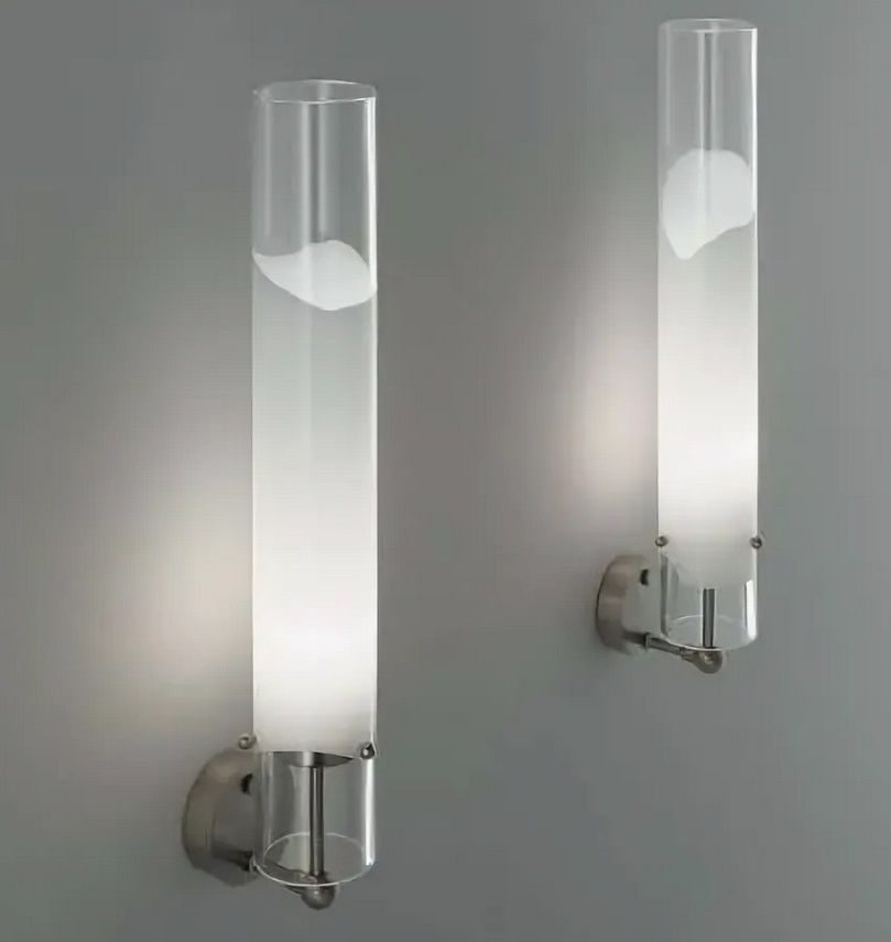 LIO AP48 BC/CR NI  nickel/crystal/white настенный E27 1х100  х   
