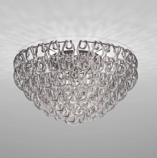 GIOGALI PL 80 CR/TR CR  Chrome/Transparent// потолочный E27 5х77  х   