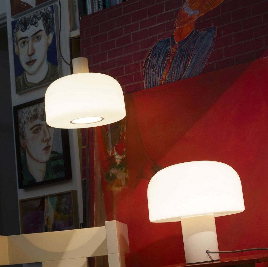 F1081009 BELLHOP GLASS WHITE/WHITE// подвесной LED 1х30  х   