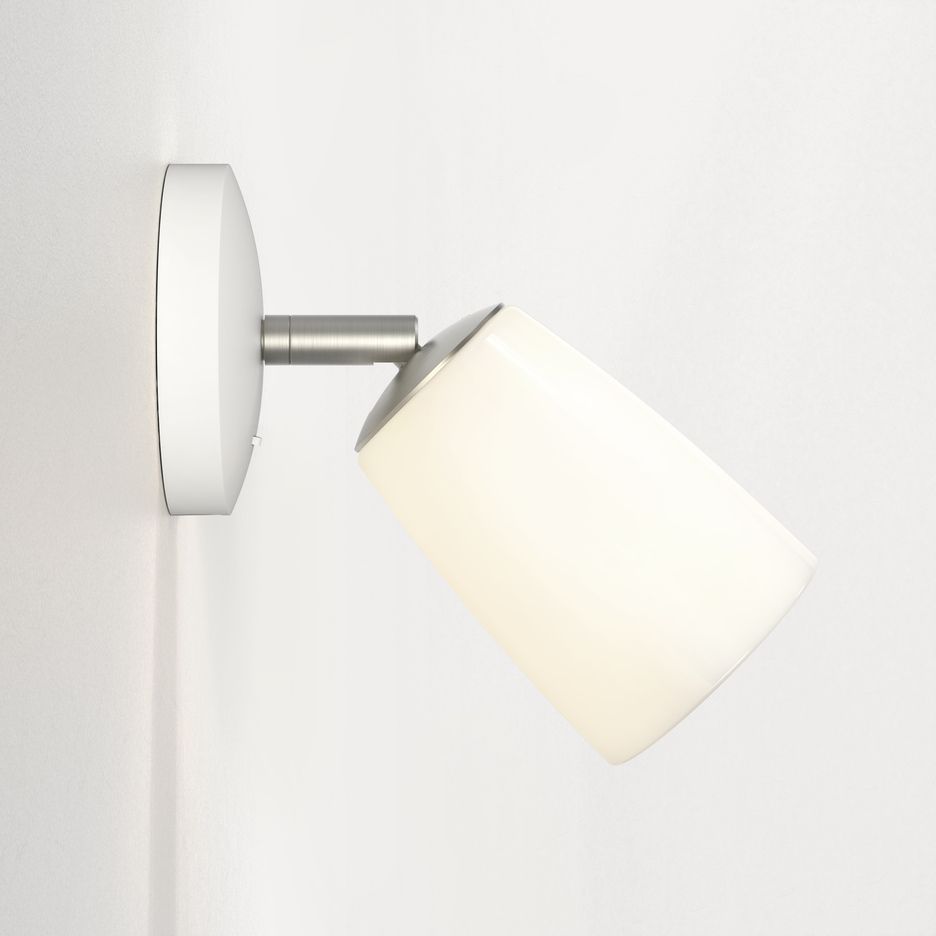 1467004 CARLTON matt white/nickel/beige// настенный G9 LED 1х5  х   