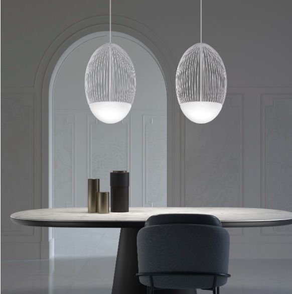 RIKETTA SP G BC/ST BO 3000 DIM2  WHITE/MATT WHITE// подвесной LED 1х19,2  х   