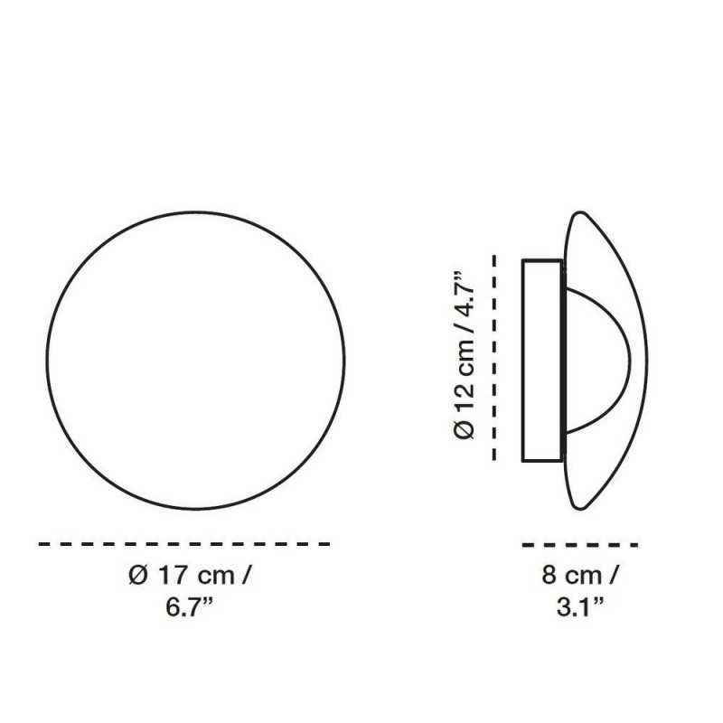 2051100 VENUS white/clear/matt glass// настенный GX53 1х6  х   