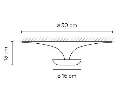 2014 36 /1A FUNNEL pink/// потолочный LED 6х4,5  х   