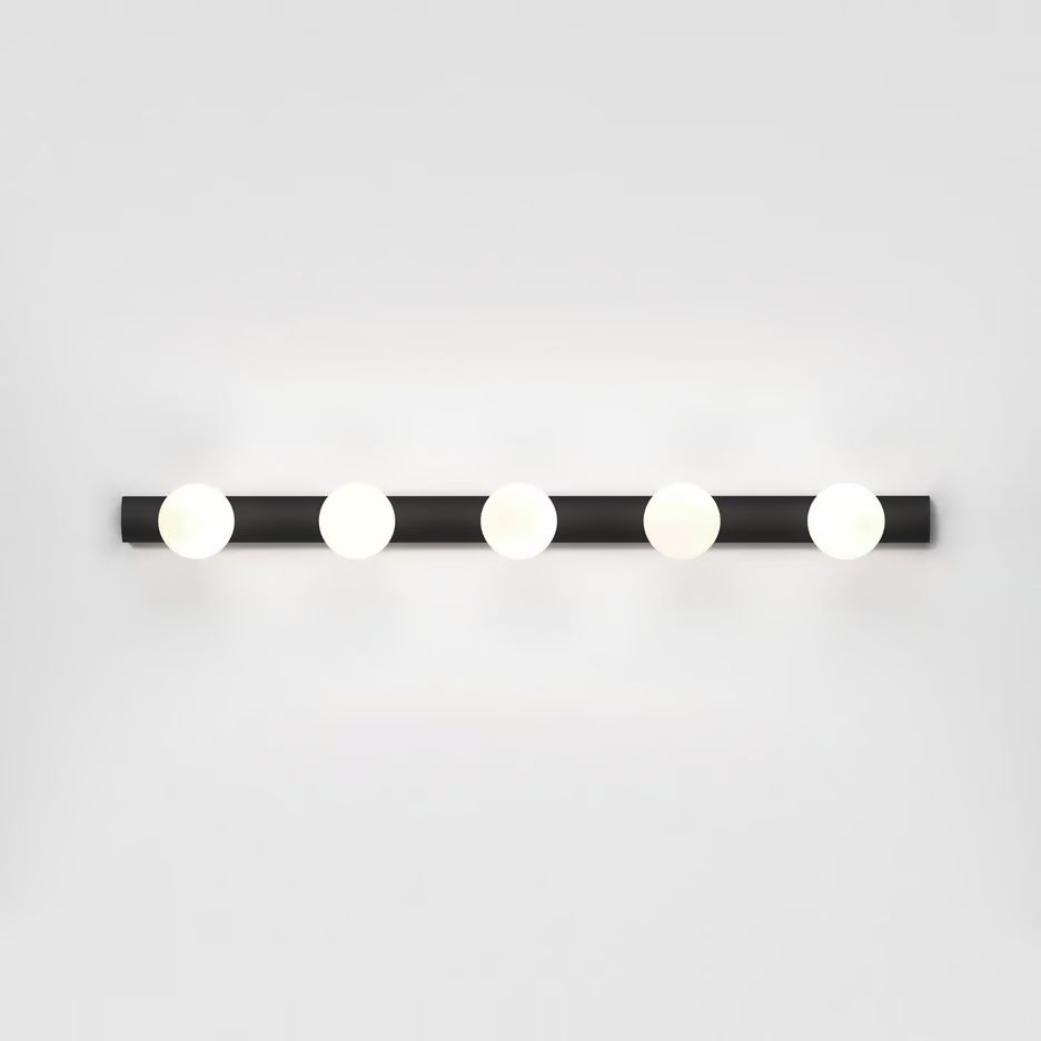 1087008 Cabaret 5 II Matt Black/Opal White// настенный G9 LED 5х3.5  х   
