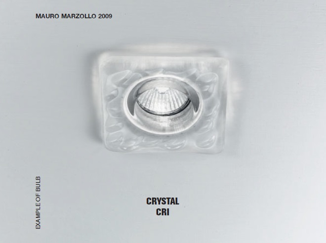 XV2001-GU10 INCASSI grey/crystal// встраиваемый GU10 1х50  х   