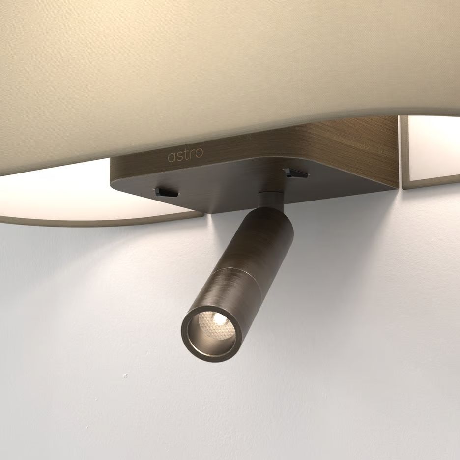 1433005+5043002 VENN Bronze/White//прозрачный настенный E27 LED 1х12 LED 1х3.3   