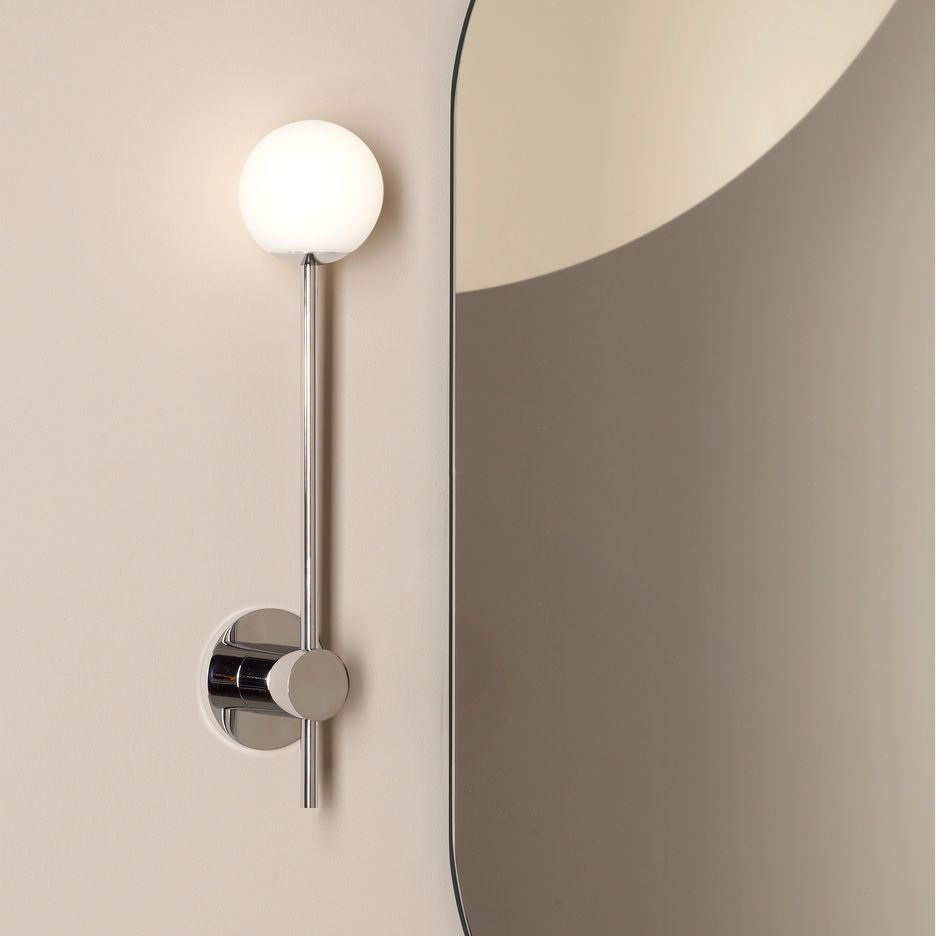 1424002 ORB Single Polished chrome/White// настенный G9 LED 1х3.5  х   