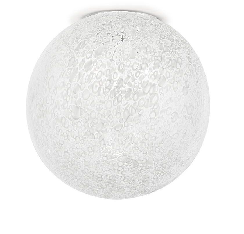 RINA PL 60 BC/MU NI RINA nickel satin/white murrina// потолочный E27 3х77  х   