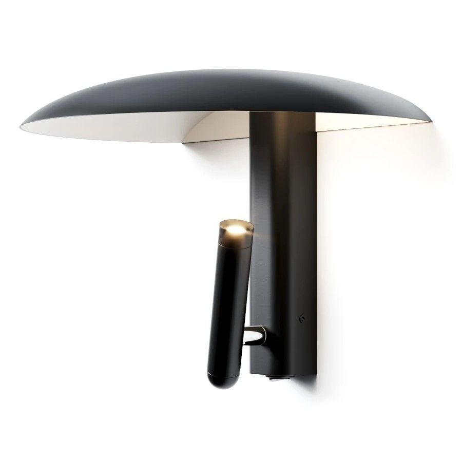 A716-001-39-27K KONOHA BLACK/BLACK// настенный LED 1х2,1  х   
