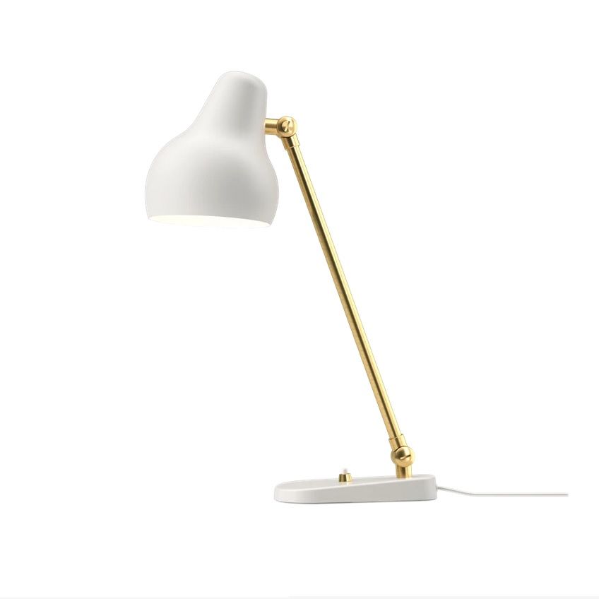 5744162322 VL38  brushed brass/white// настольный LED 1х9,6  х   