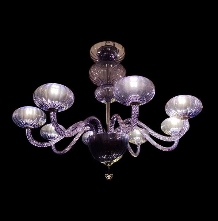 7720B02 GLOSS хром/лавандовый// потолочный G9 8х40  х   