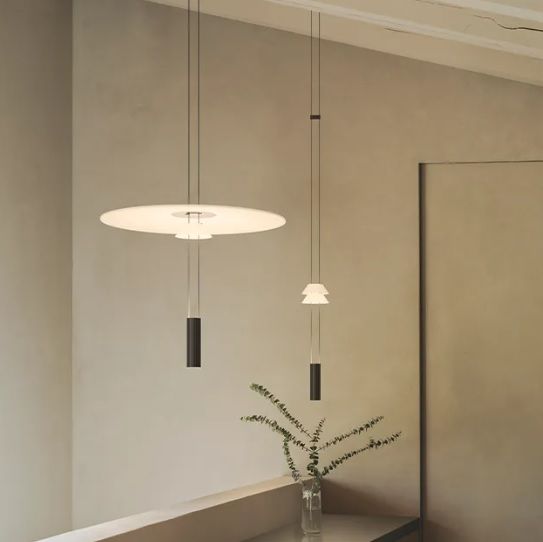 1585 11/1 10 FLAMINGO MINI Black/White// подвесной LED 2х3  х   
