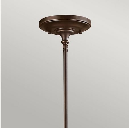 HK-MAYFLOWER-P-A MAYFLOWER Olde Bronze/Etched Amber// подвесной E27 1х60  х   
