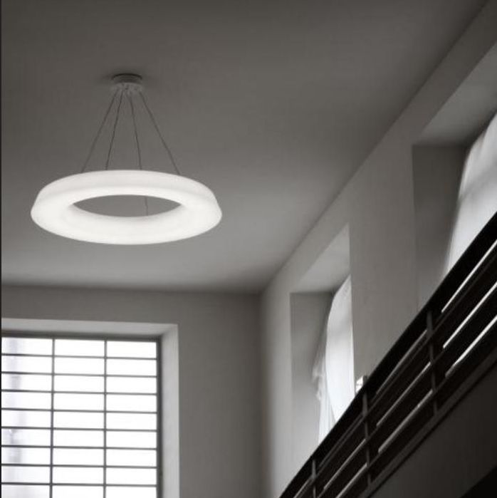 2057/DIM/L/1/BI CIRCULAR POL white/white// подвесной LED 1х96  х   