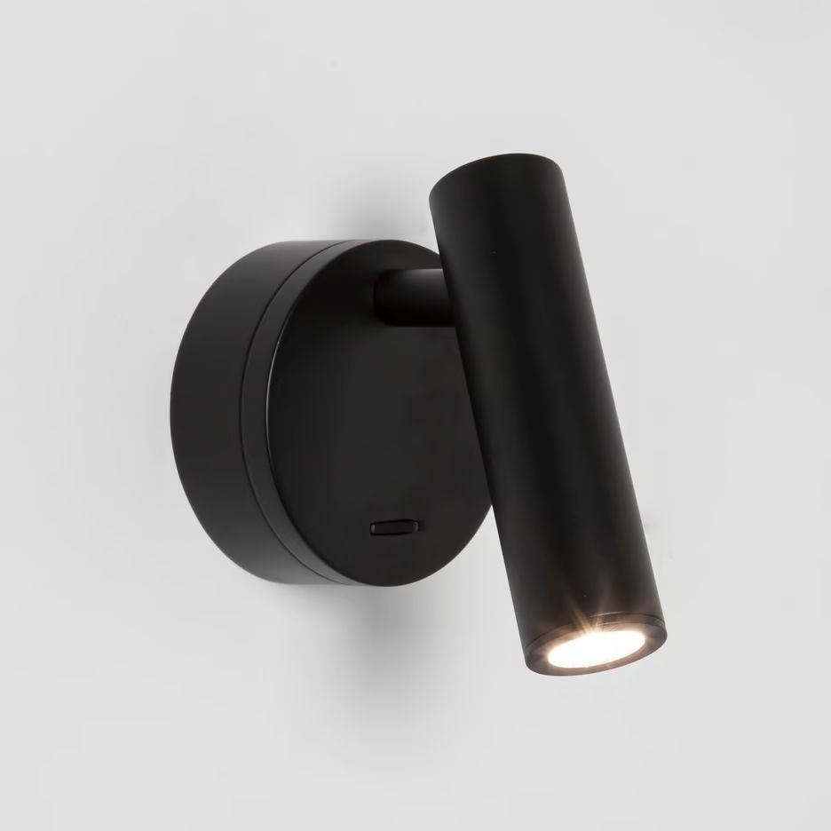 1058027  ENNA Matt black///прозрачный настенный LED 1х4.5  х   