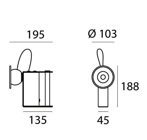 9288 MINIBOX 1981 GREEN/GREEN// настольный LED 1х10  х   