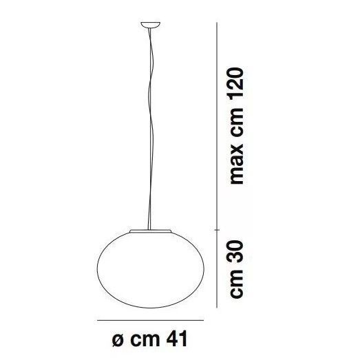 LUCCIOLA SP M 3E BC NI  CHROME/ подвесной E27 3х77  х   