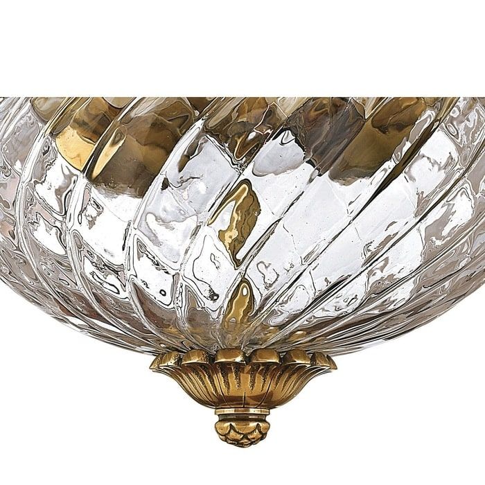 HK-PLANTATION-FS-BB PLANTATION Burnished Brass /Clear// потолочный E27 2х60  х   